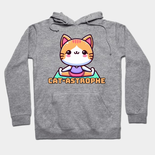 Feline Yoga instructor Hoodie by Japanese Fever